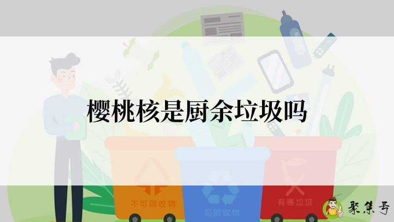 详细阅读:樱桃核是厨余垃圾吗 樱桃核是厨余垃圾吗