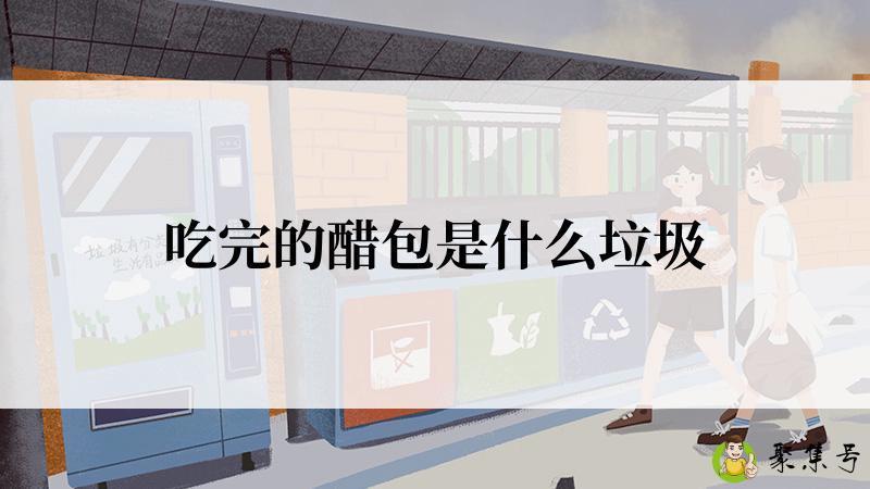 吃完的醋包是什么垃圾