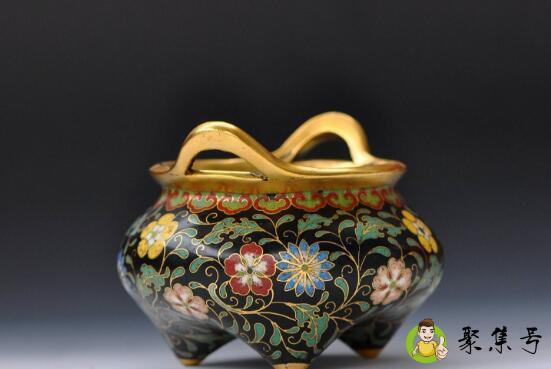 真假景泰蓝对比