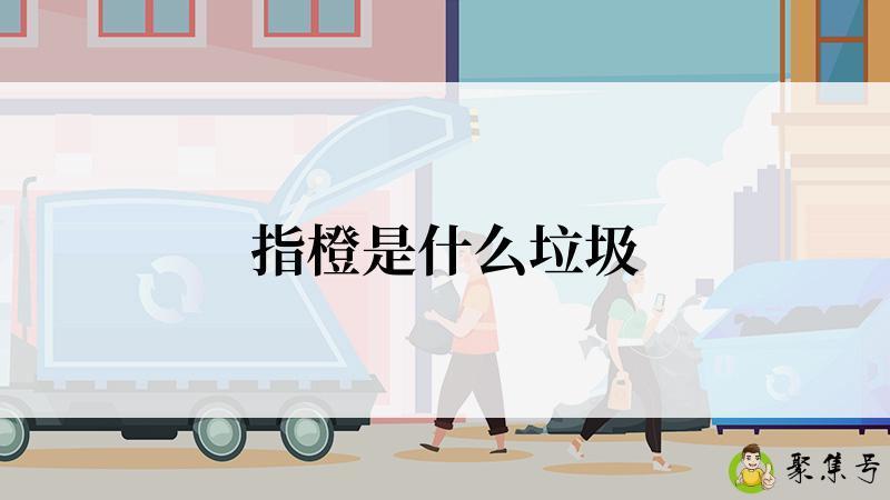 详细阅读:指橙是什么垃圾 指橙是什么垃圾