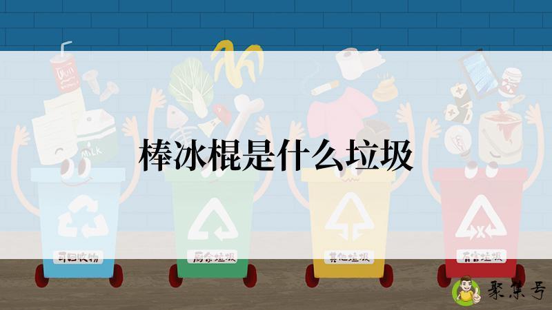 棒冰棍是什么垃圾