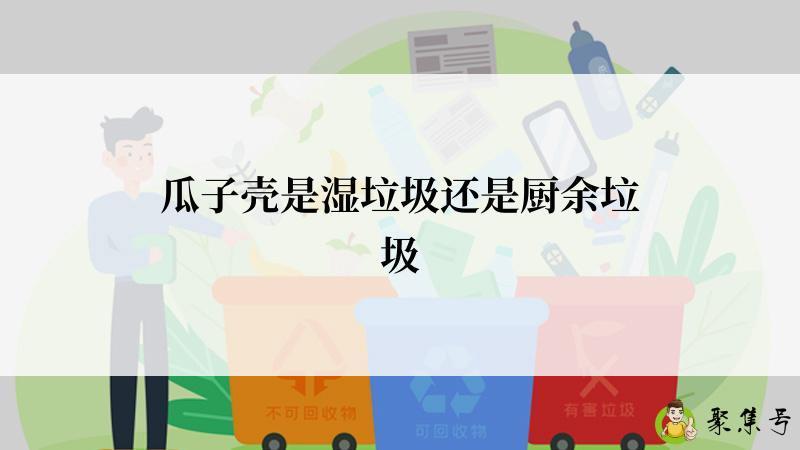 瓜子壳是湿垃圾还是厨余垃圾