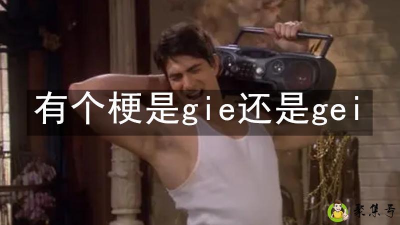 有个梗是gie还是gei