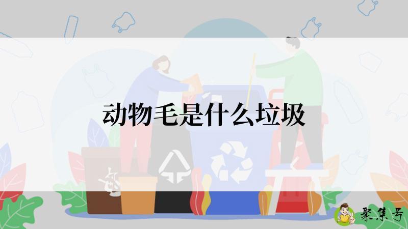 详细阅读:动物毛是什么垃圾 动物毛是什么垃圾