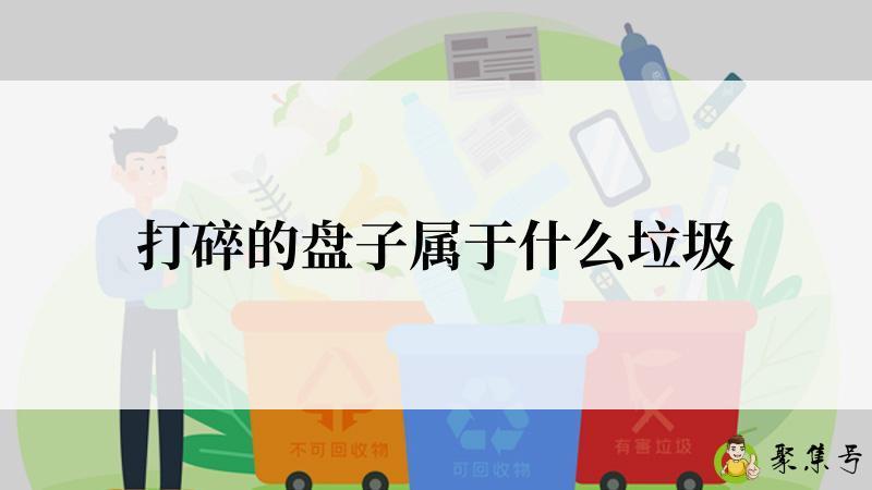 打碎的盘子属于什么垃圾