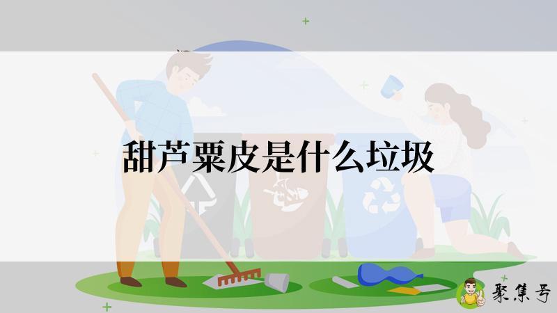 详细阅读:甜芦粟皮是什么垃圾 甜芦粟皮是什么垃圾