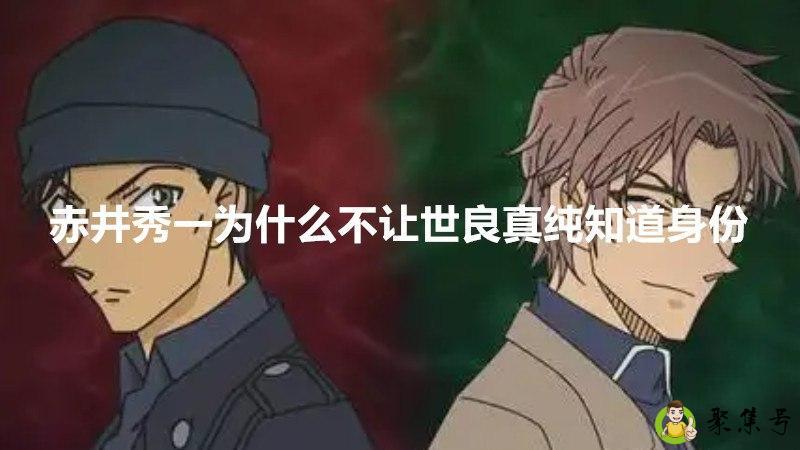 详细阅读:赤井秀一为什么不让世良真纯知道身份 赤井秀一为什么不让世良真纯知道身份