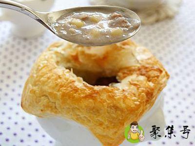 酥皮汤的正确吃法