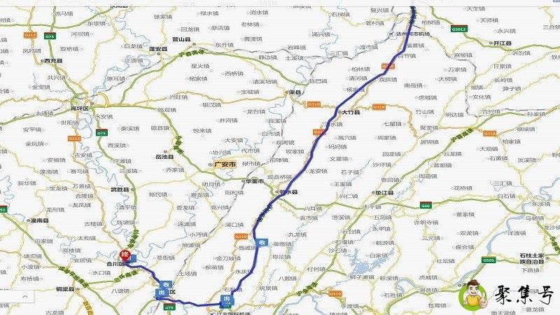 重庆到合川多少公里