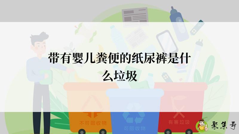 详细阅读:带有婴儿粪便的纸尿裤是什么垃圾 带有婴儿粪便的纸尿裤是什么垃圾
