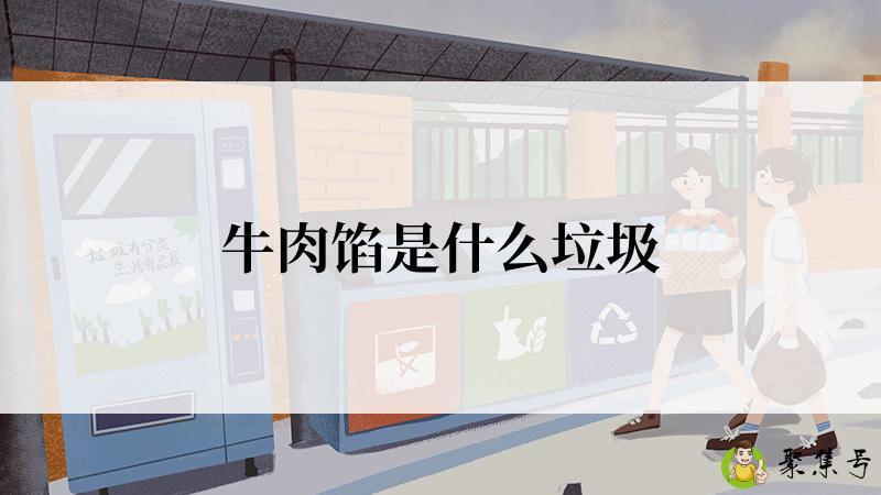 牛肉馅是什么垃圾