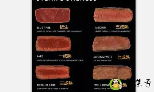 详细阅读:牛排熟度划分 牛排熟度划分