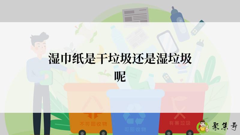 详细阅读:湿巾纸是干垃圾还是湿垃圾呢 湿巾纸是干垃圾还是湿垃圾呢